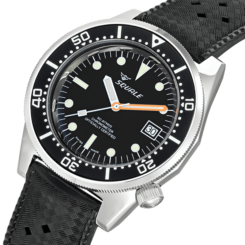 Light Gray Squale 1521 Classic COSC Certified