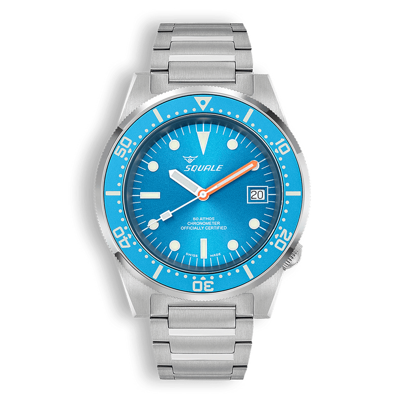 Squale 1521 Classic COSC Certified Blue