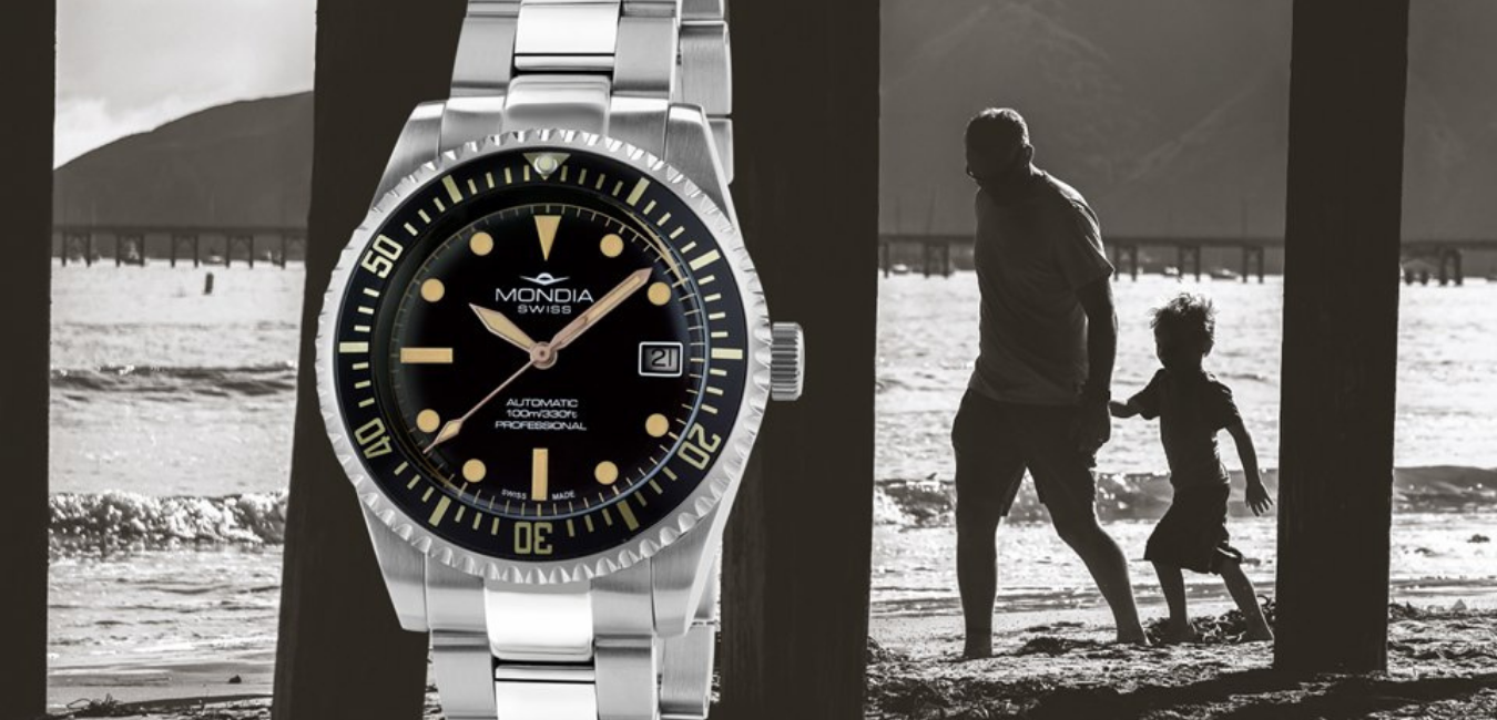 Mondia Swiss tagged Diver Guru Watches