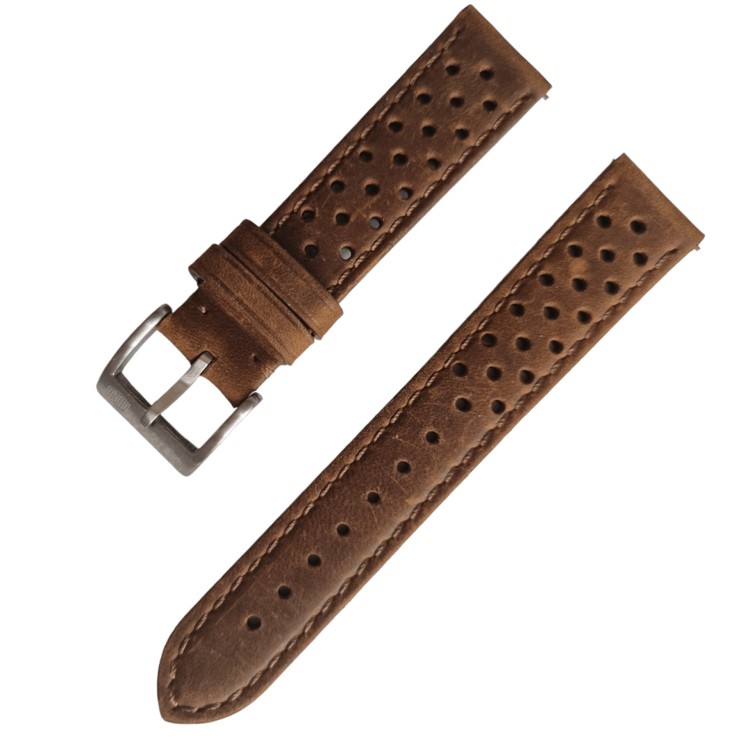 GURU Racing Perforated Leather Watch Strap Guru Watches