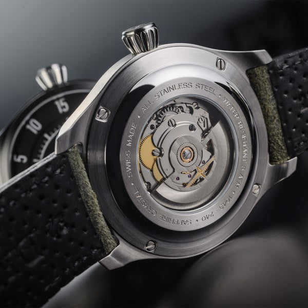 Dark Slate Gray Davosa Newton Speedometer Automatic - Black/Grey