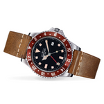 Saddle Brown Davosa Vintage Diver