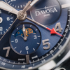 Dark Slate Gray Davosa Newton Pilot Moonphase Chronograph