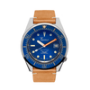 Tan Squale 1521 Ocean Blue Leather
