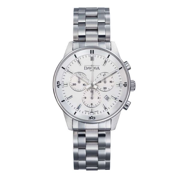 Light Gray Davosa Vireo Chronograph