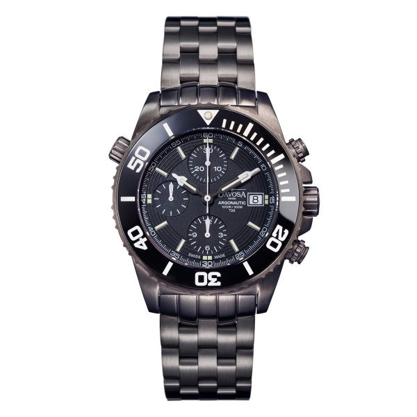 Dark Slate Gray Davosa Argonautic Lumis Chronograph
