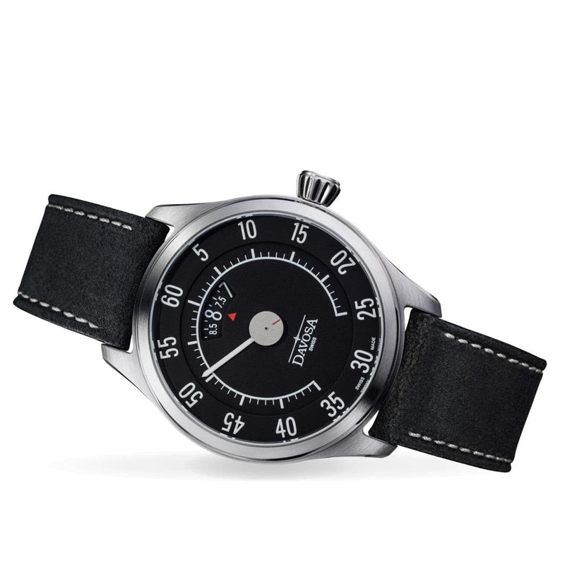 Light Gray Davosa Newton Speedometer Automatic - Black