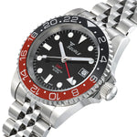 Squale 1545 GMT Black & Red