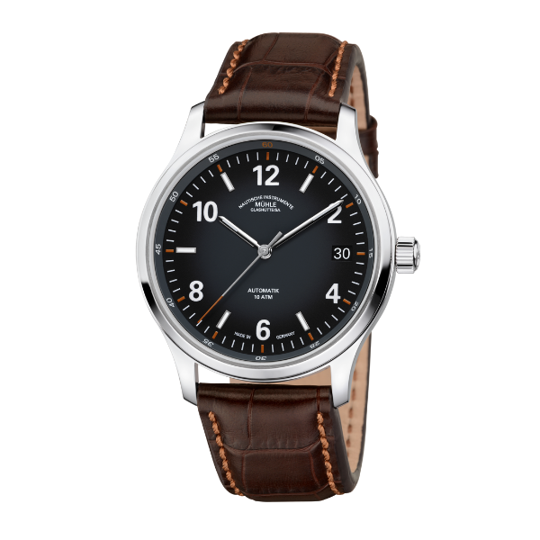 Dark Slate Gray Mühle-Glashütte Lunova Date