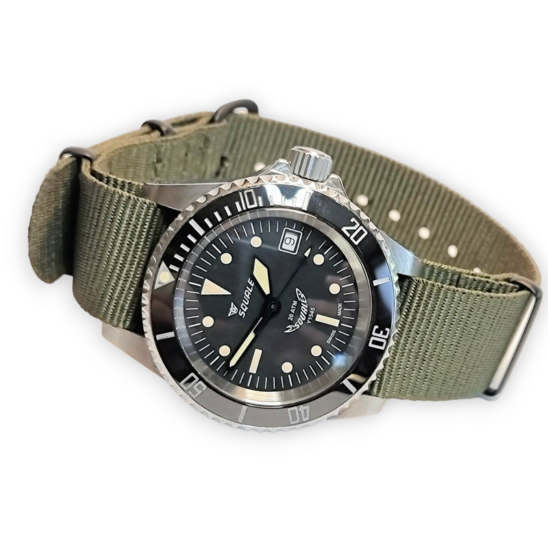 Green NATO Strap Guru Watches