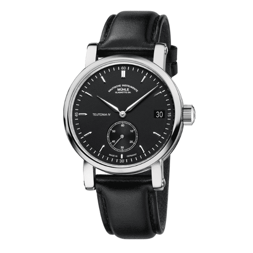 Dark Slate Gray Mühle-Glashütte Teutonia IV Small Seconds