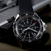 Black Medium Diver's Quartz (MSAR Quartz) - 36mm
