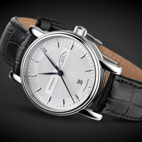 Light Gray Mühle-Glashütte Teutonia II Chronometer