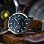 Dark Slate Gray Mühle-Glashütte Teutonia Sport II “Racing Green”