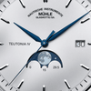 Light Gray Mühle-Glashütte Teutonia IV Moon Phase