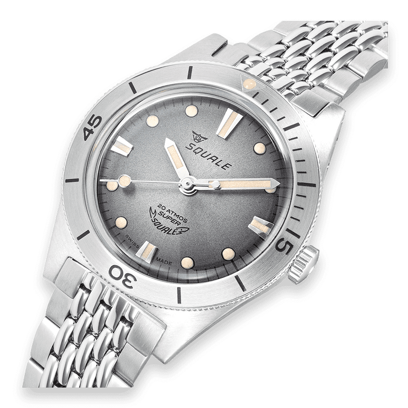 Light Gray Squale Super-Squale Sunray Grey Bracelet