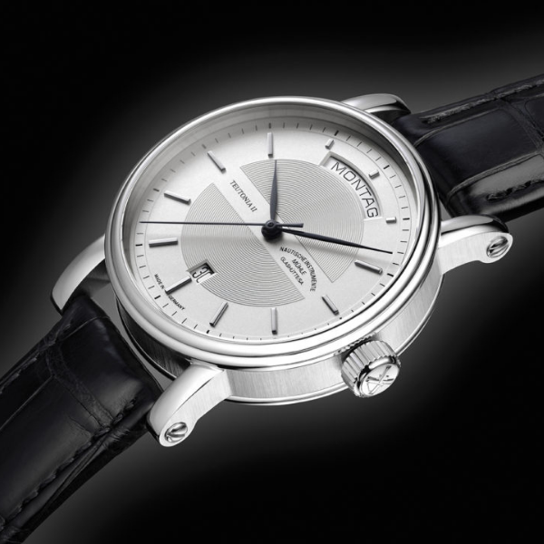 Light Gray Mühle-Glashütte Teutonia II Day / Date