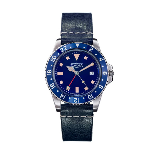 Midnight Blue Davosa Vintage Diver