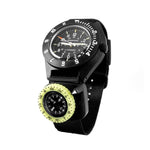 Clip-On Wrist Compass with Glow in The Dark Bezel - marathonwatch