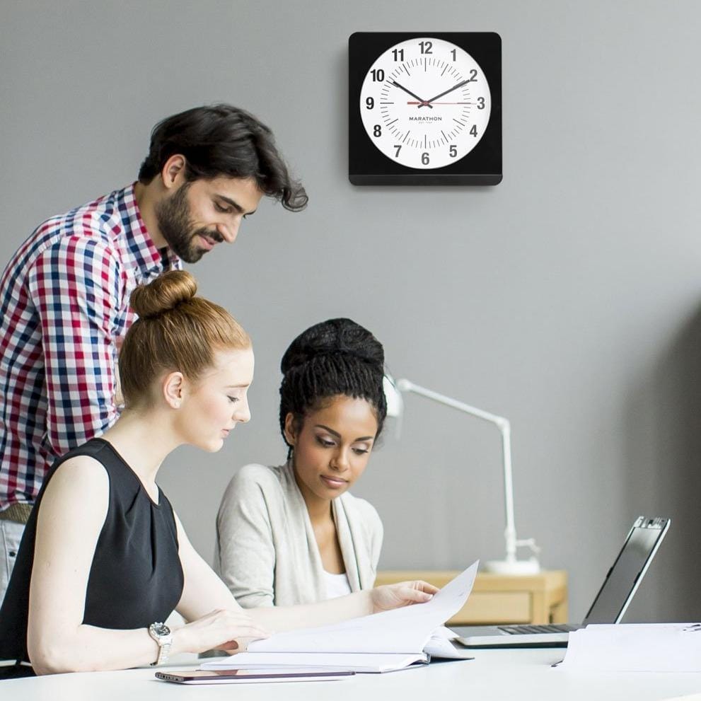 A 12 inch Analog Creative Wall Clock 12 Inch Silent Battery Operated Analog Clocks Hanging  Decor | eBay UK