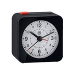 Dark Slate Gray Mini Non-Ticking Analog Alarm Clock with Auto Back Light and Snooze Function