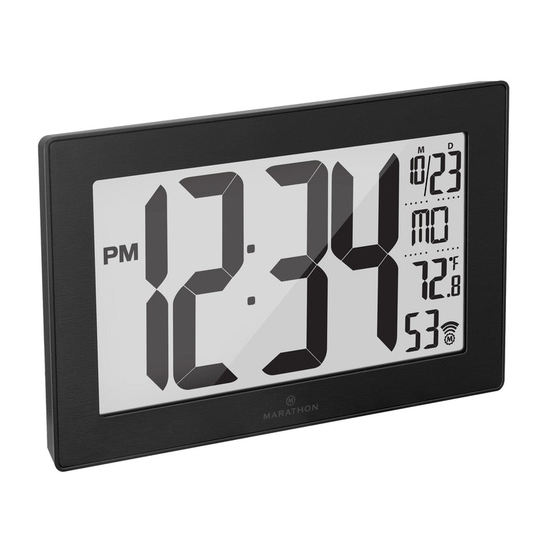 Light Gray Atomic, Self-setting, Self-adjusting, Wall Clock w/ Stand & 8 Time Zones