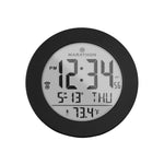 Dark Slate Gray Round Atomic Alarm Clock with Push-Button Backlight