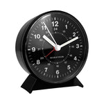 Black Alarm Clock With Mechanical Wind Up