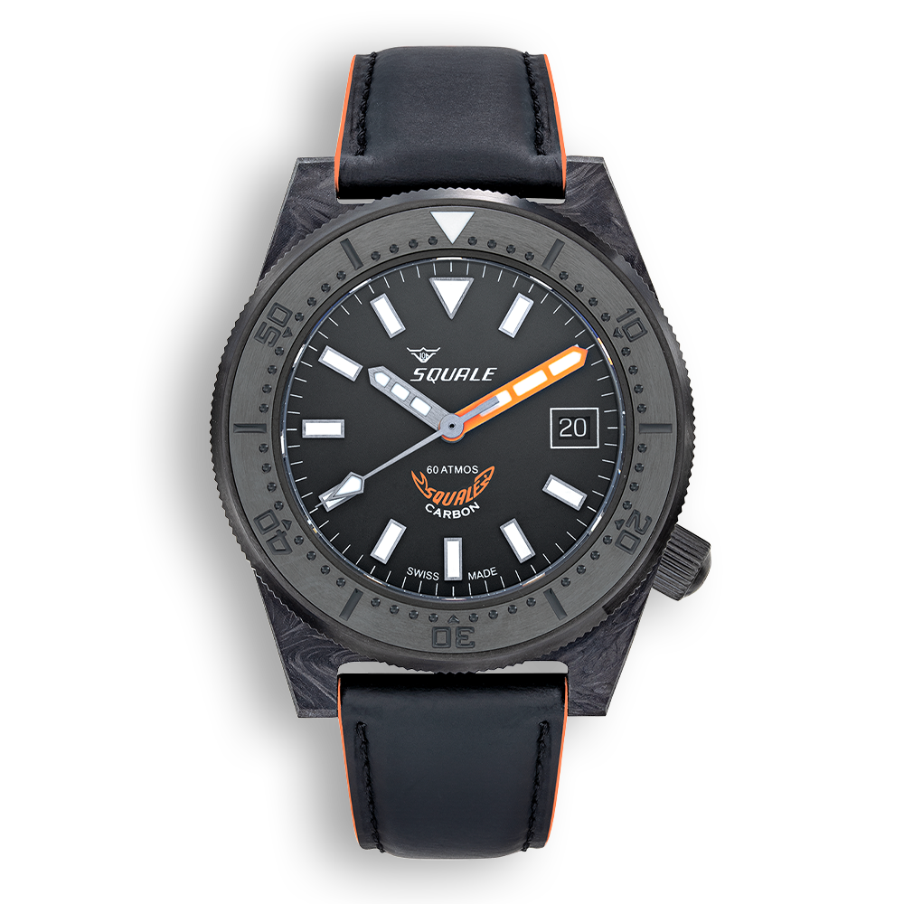 Squale T-183 T-183 Forged Carbon Orange – Guru Watches