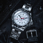 Black MARATHON Arctic Edition Jumbo Diver's SAR Automatic (JDD) Stainless Steel Bracelet - 46mm