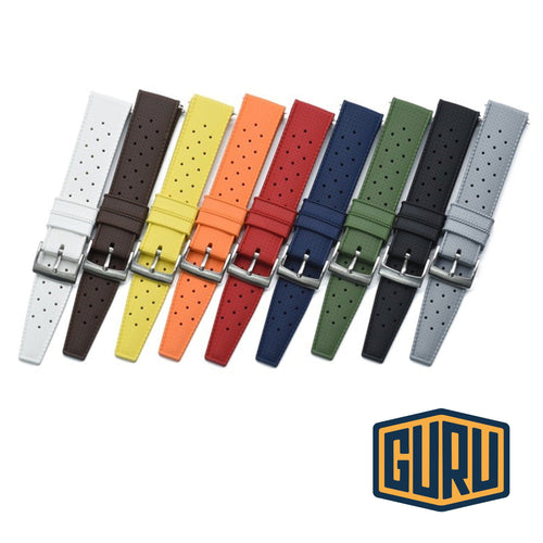 Dark Khaki GURU Classic Tropic Rubber Strap