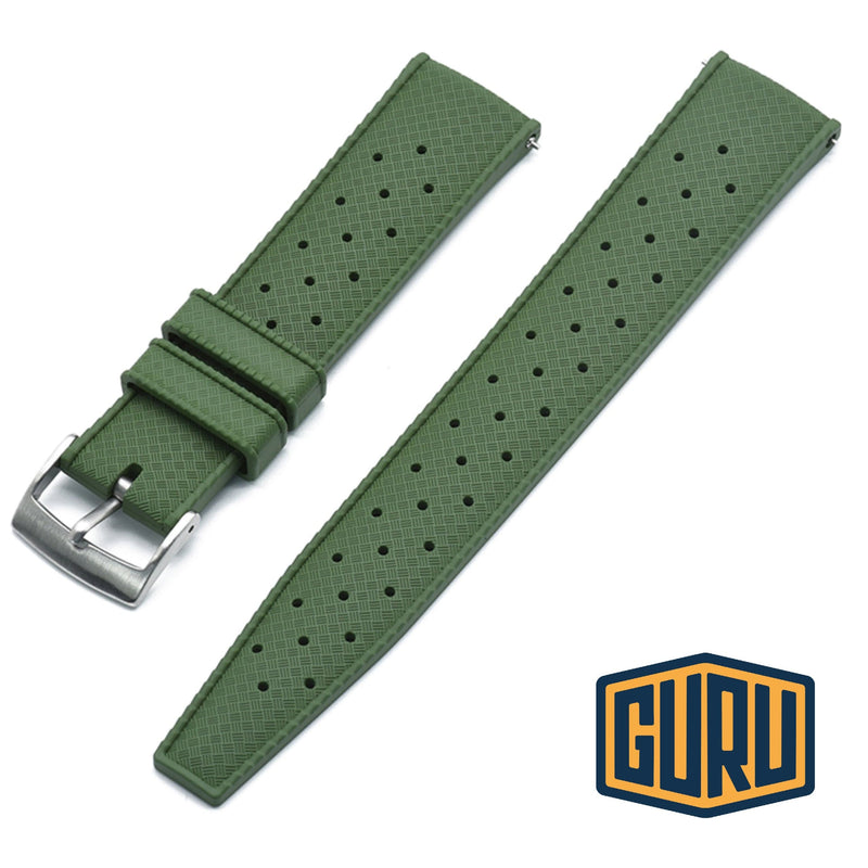 Dim Gray GURU Classic Tropic Rubber Strap