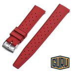 Brown GURU Classic Tropic Rubber Strap