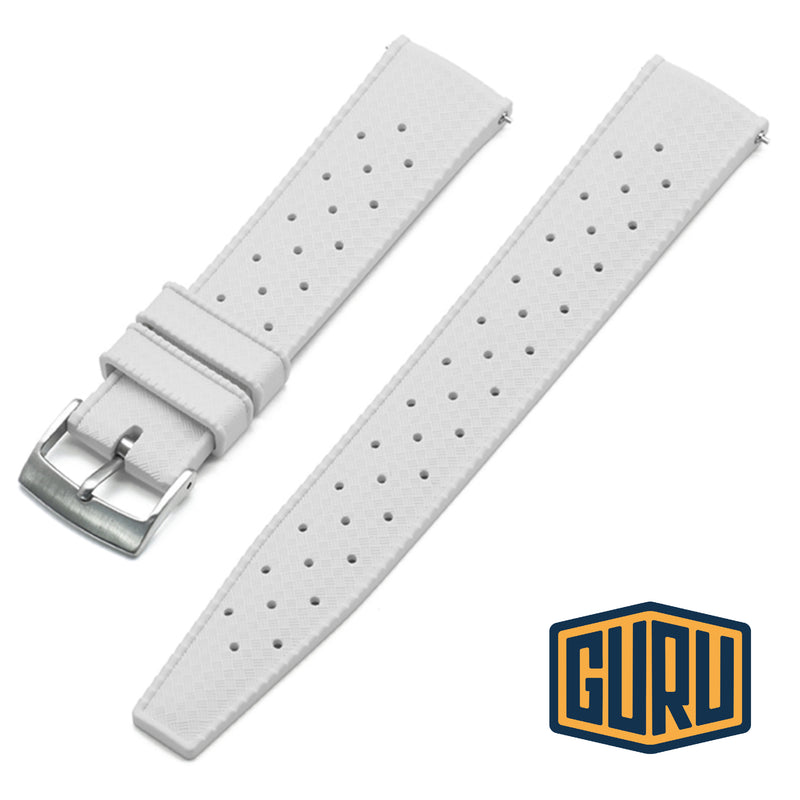 Light Gray GURU Classic Tropic Rubber Strap