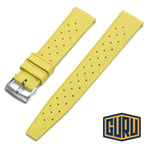 Light Goldenrod GURU Classic Tropic Rubber Strap