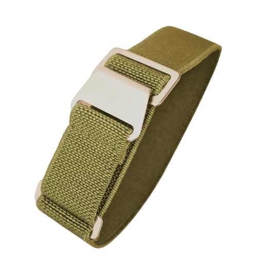 Dark Olive Green Green Marine Nationale Style Elastic Strap