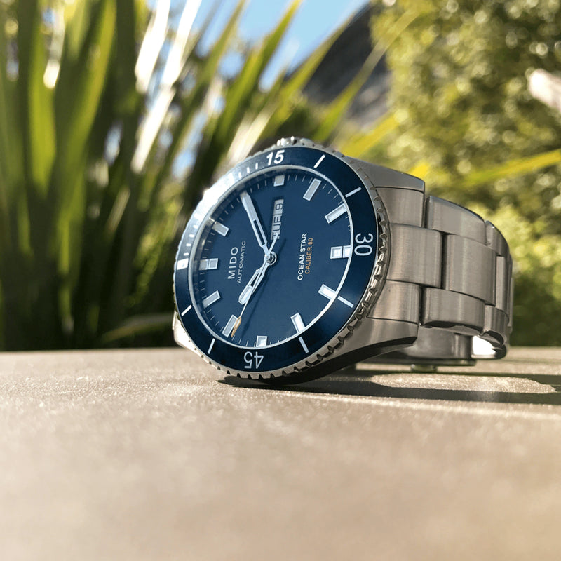 Mido ocean star captain chronograph men's watch on sale