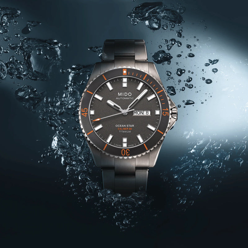 Mido ocean star black on sale