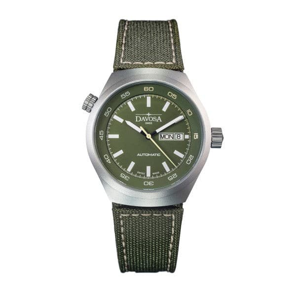 Dark Olive Green Davosa Trailmaster Automatic - Green
