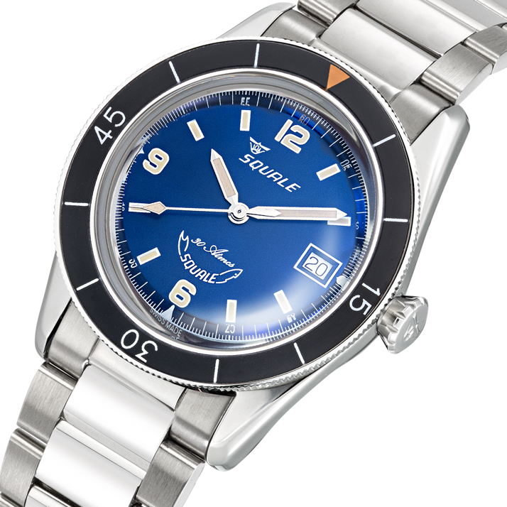 Gray Squale SUB-39 Blue Bracelet