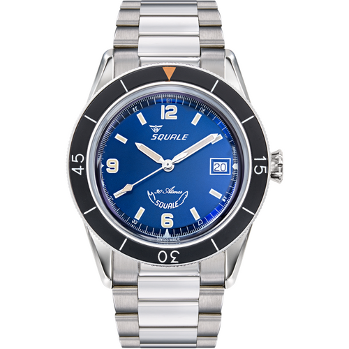 Light Gray Squale SUB-39 Blue Bracelet