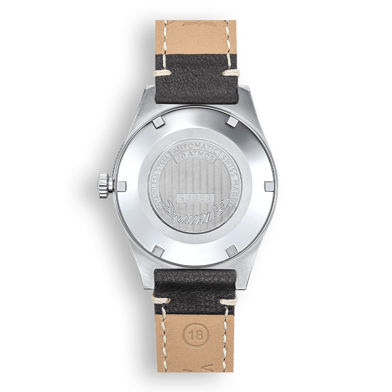 Gray Squale Super-Squale Sunray Black Leather