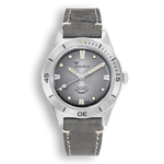 Light Slate Gray Squale Super-Squale Sunray Grey Leather