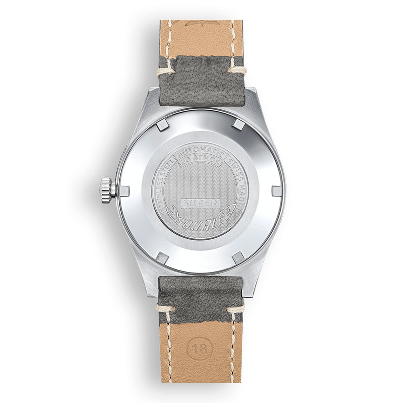 Gray Squale Super-Squale Sunray Grey Leather