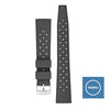 Dark Slate Gray TROPIC Textured Rubber Waterproof Diving Strap In ANTHRACITE