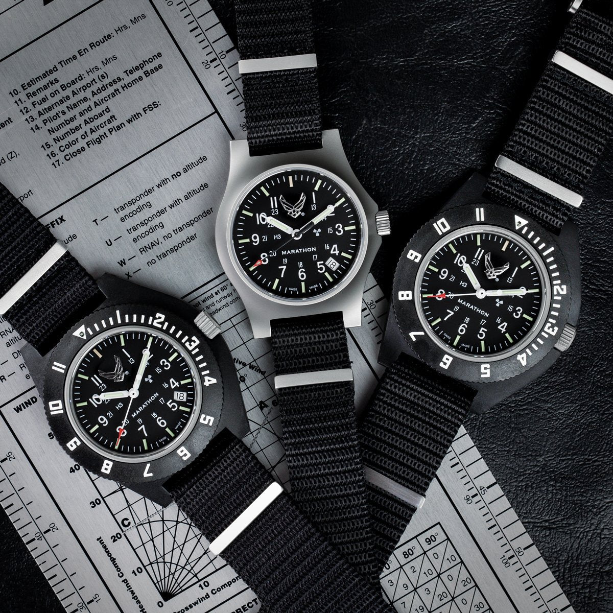 MARATHON Official USAF Pilot s Navigator with Date 41mm Guru