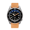 Tan Squale 1521 Black Blasted Leather