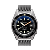 Black Squale 1521 Black Blasted Mesh