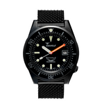 Gray Squale 1521 PVD Black Mesh