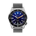 Black Squale Matic Dark Blue Mesh